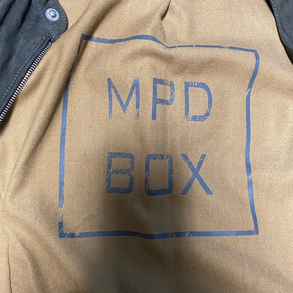 MPD BOX Leather Suede Jacket small - Picture 8 of 9